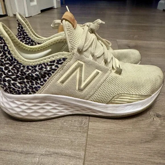 New Balance Fresh Foam ROAV | Leopard Heel | Size 7.5 ✨  💛 Super cute and comfy - Picture 2 of 10